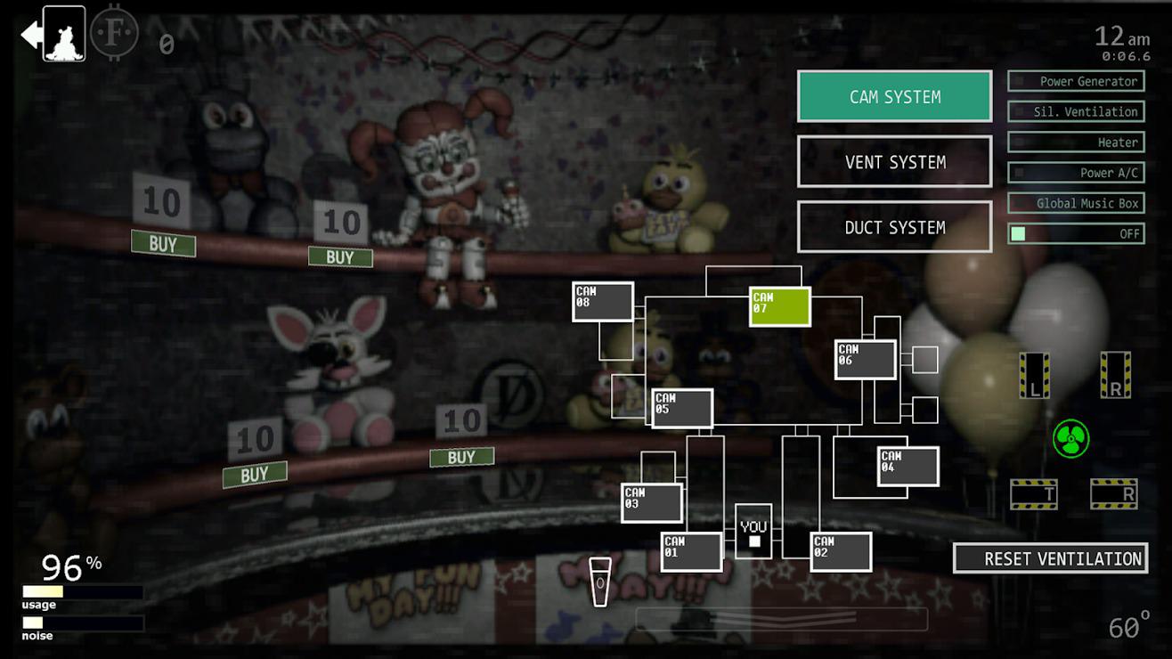 Ultimate Custom Night（玩具熊的五夜後宮終極自定義夜）游戏截图2